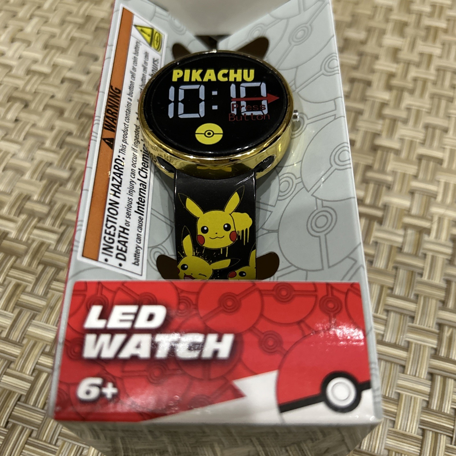 PokÃ©mon LED Watch – Pikachu Brand New