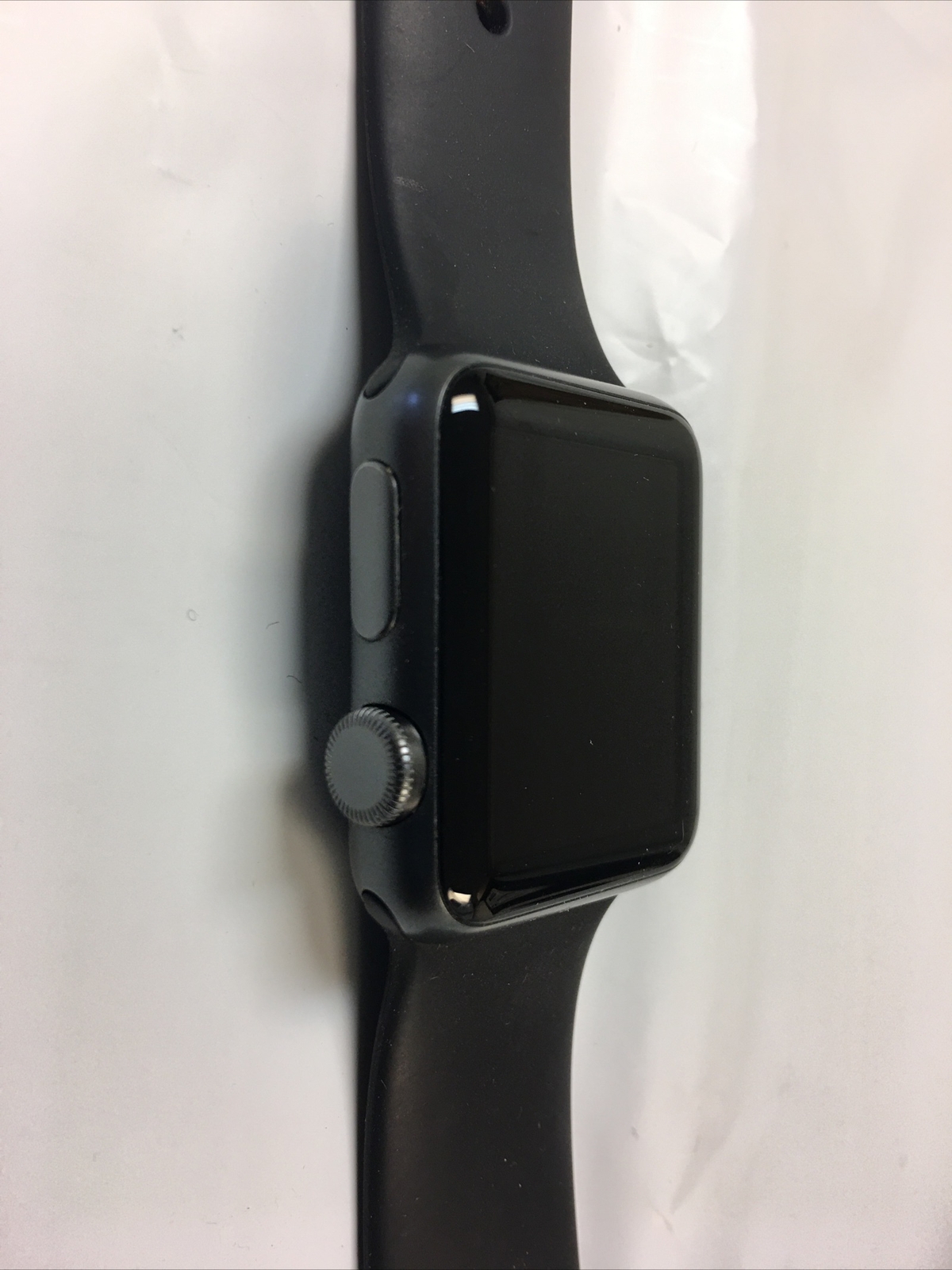 Apple Watch Sport 38mm Aluminum Case Black Sport Band – (MJ2X2LL/A) 4274600-03