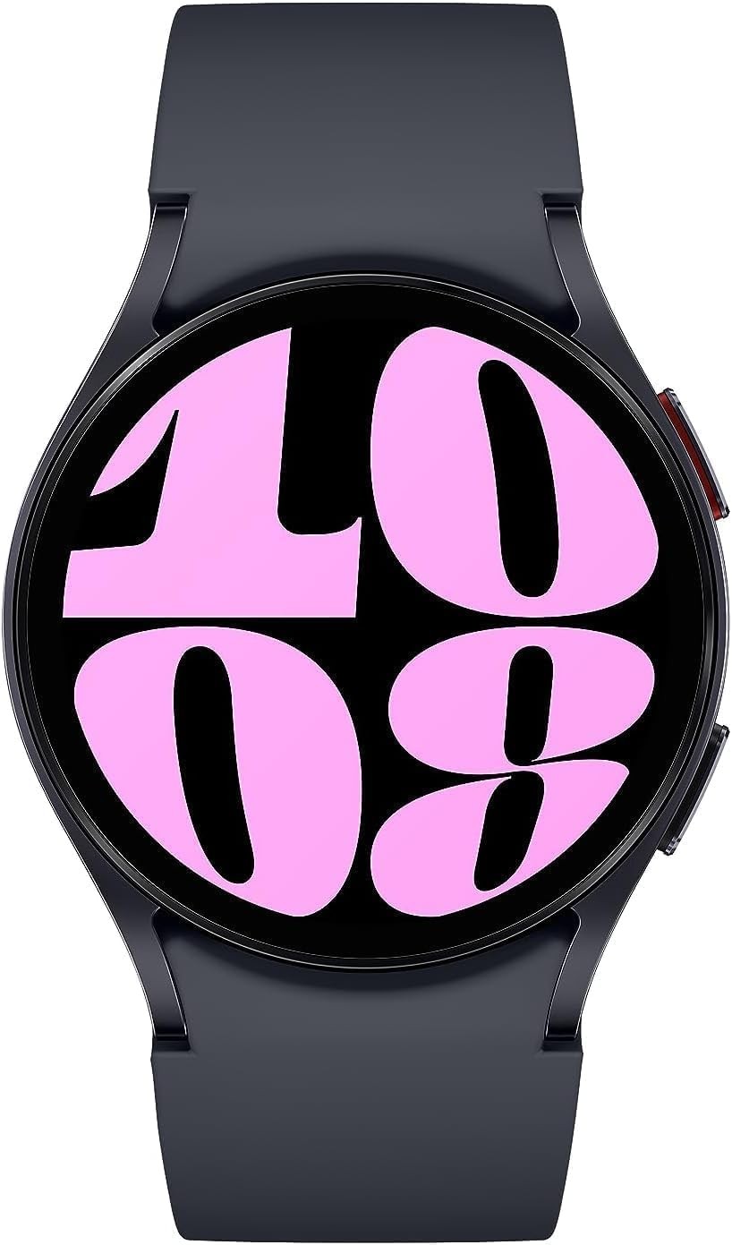(Wi-Fi + LTE Cellular) Samsung Galaxy Watch 6 44mm Graphite Aluminum – OPEN BOX