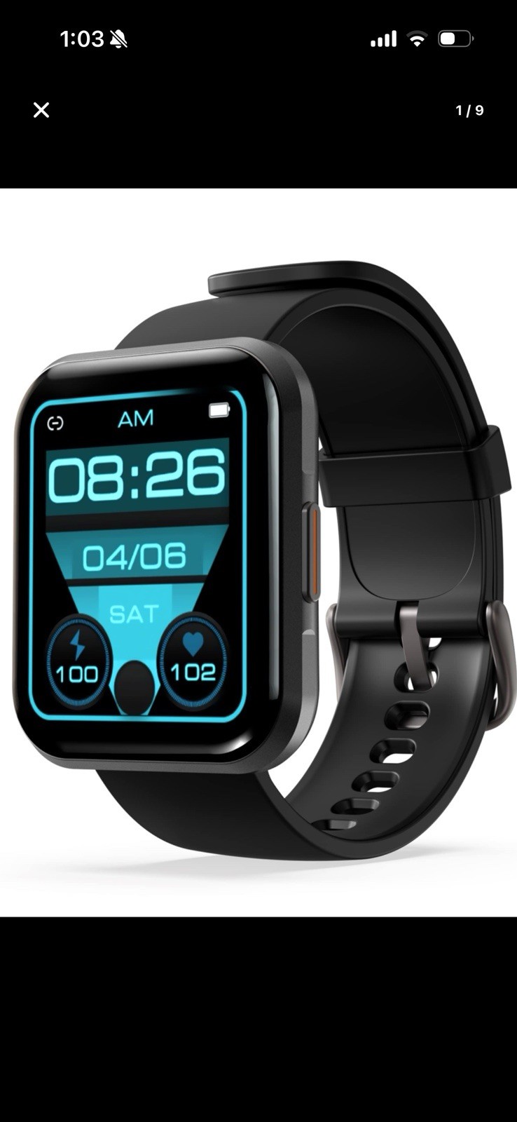 2x WEWATCH Smartwatch with GPS, and health features – new in boxes￼