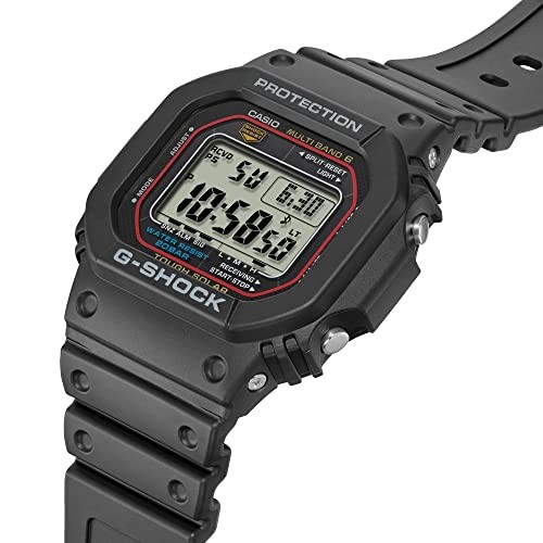 Casio G-Shock 5600 SERIES Men’s Waterproof Radio Solar Digital Black gw-m5610u-1