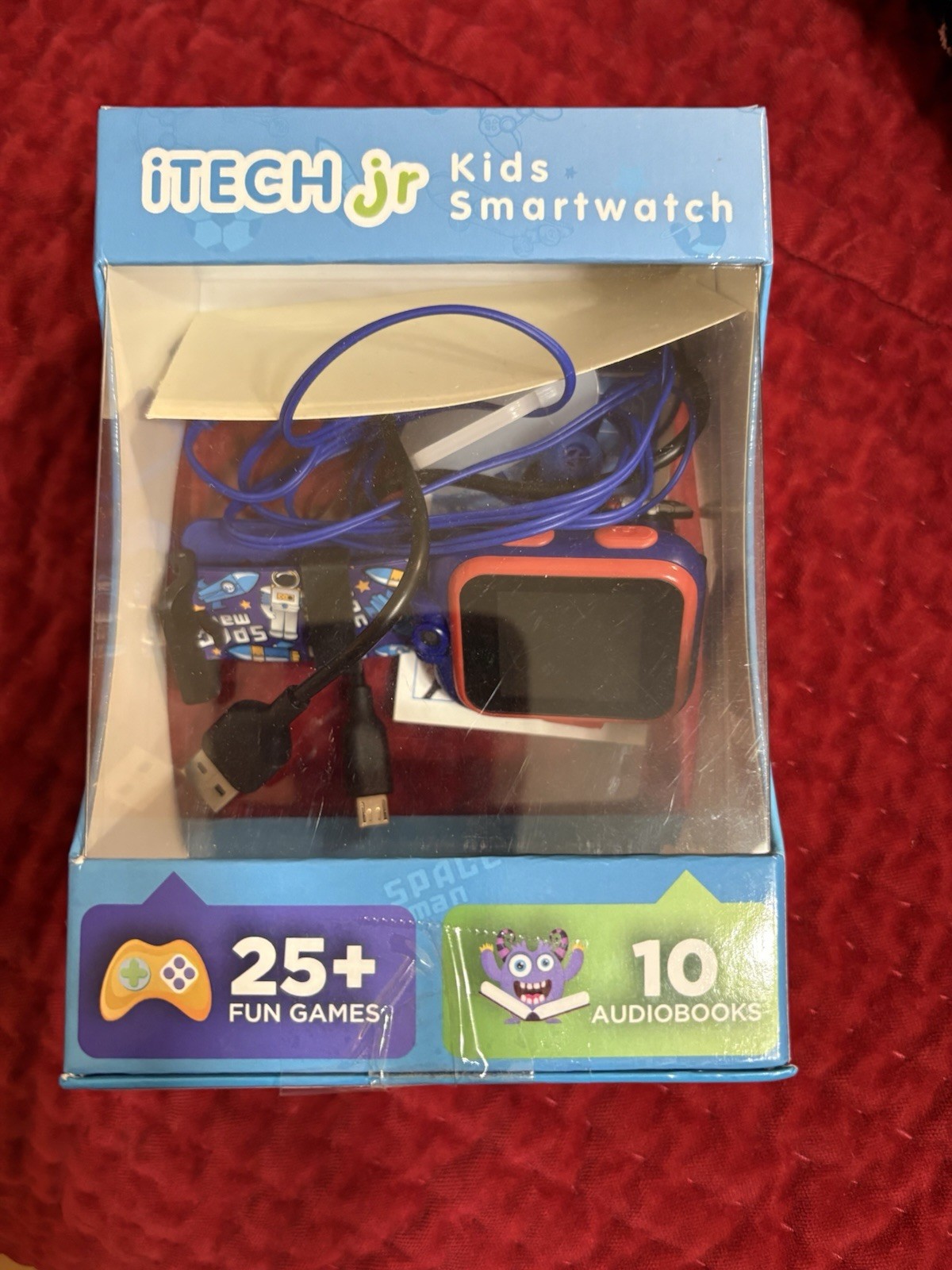 iTECH jr Kids Smartwatch Blue, Touchscreen, MP3 Player, Games, Earphones