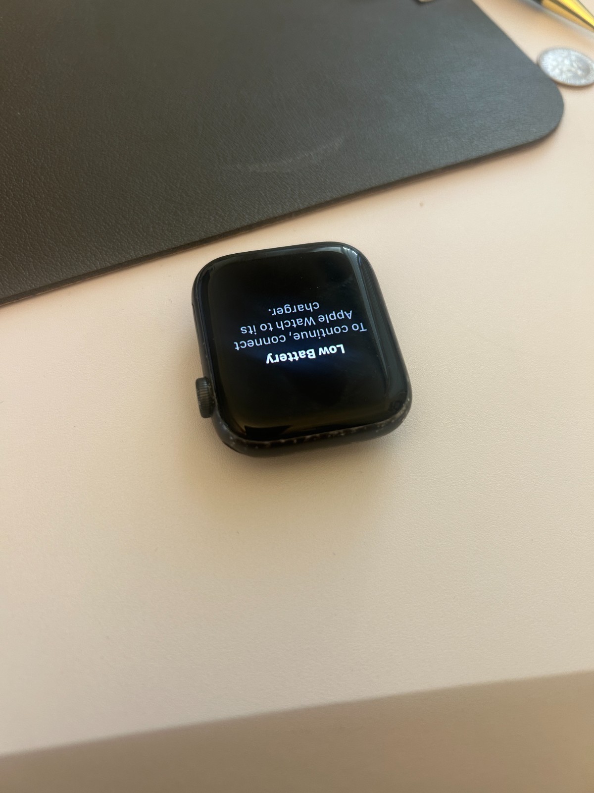 Apple Watch SE 44mm Space Gray Aluminum Case with Black Sport Band – Regular…