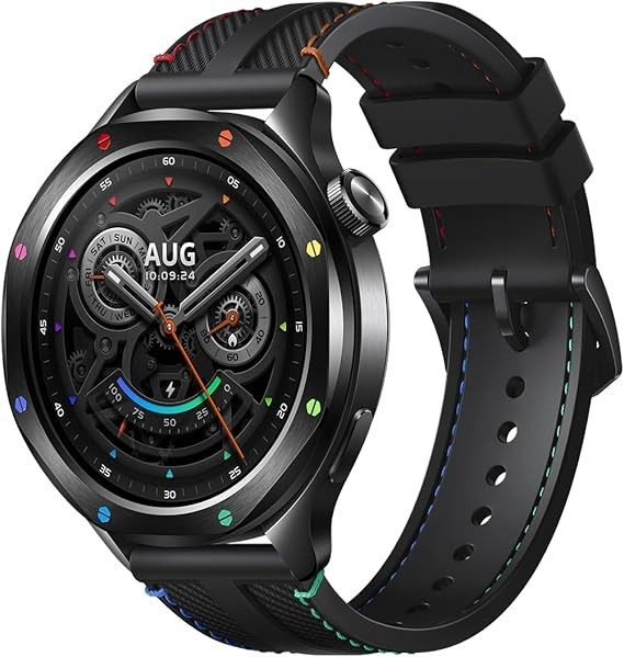 Xiaomi Watch S4 Smartwatch Black 1.43″ AMOLED Display Bluetooth 2025 GPS Rainbow