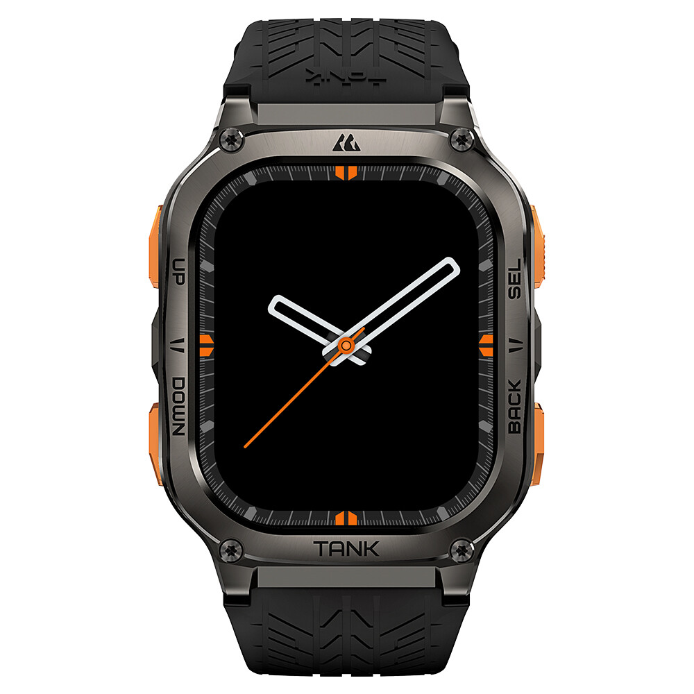 2024 AMAZTIM TANK M3 ULTRA GPS Smart Watch 480mAh Big Battery for IOS Android