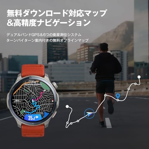 Amazfit Balance 2 Smartwatch Multi-Sports Sapphire Glass Golf Function