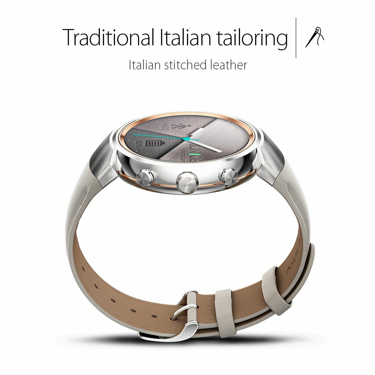 Asus ZenWatch 3 WI503Q-SL-BG AMOLED 1.39″ Smart watch WiFi Beige Leather