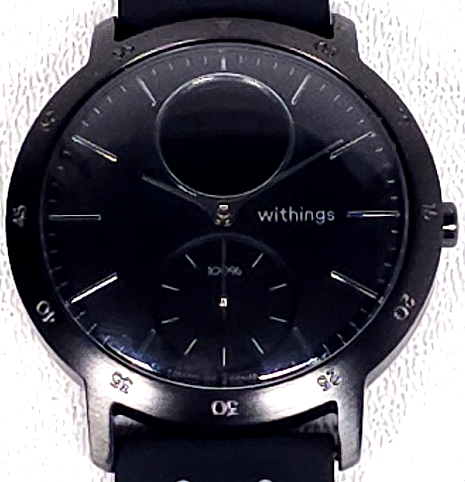Withings Steel HR Sport Hybrid Smart Watch Heart Rate Black HWA03B 40mm TESTED