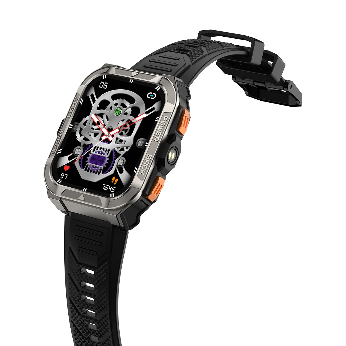 W80 PRO Outdoor Smart Watch with GPS, 1.91” Display, Health Monitor