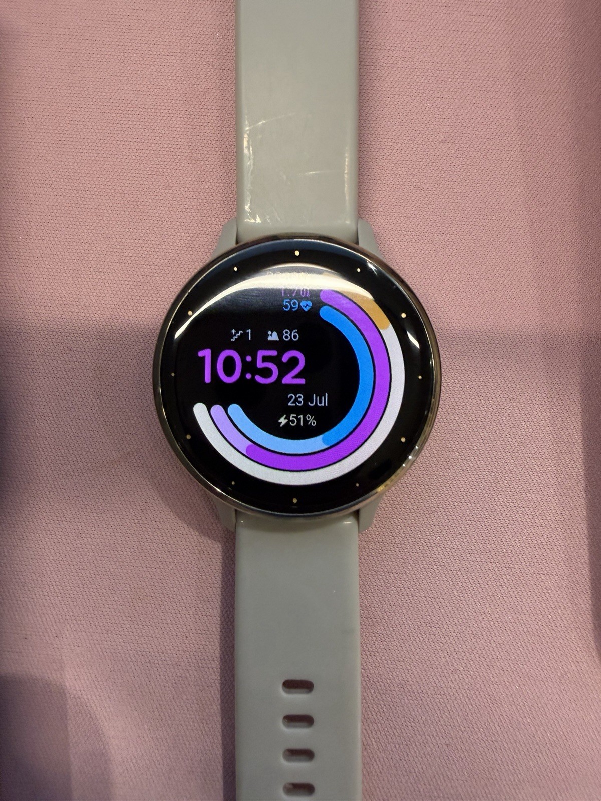 Garmin Venu 3S 41mm Gray GPS Music 8GB HR Monitor Water-Resistant Watch
