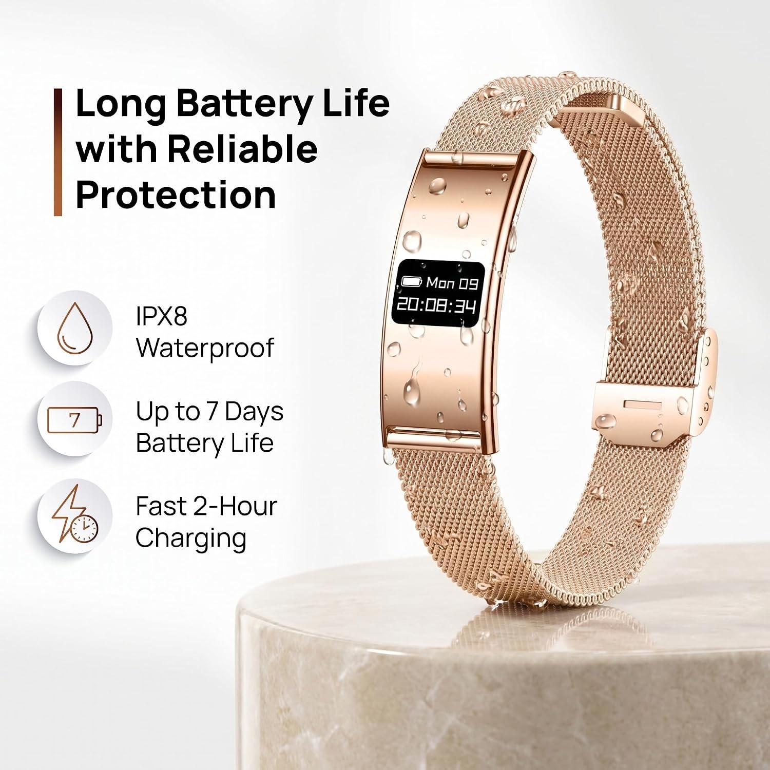 Smart Bracelet for Women Men – Fitness Activity Health Tracker Band