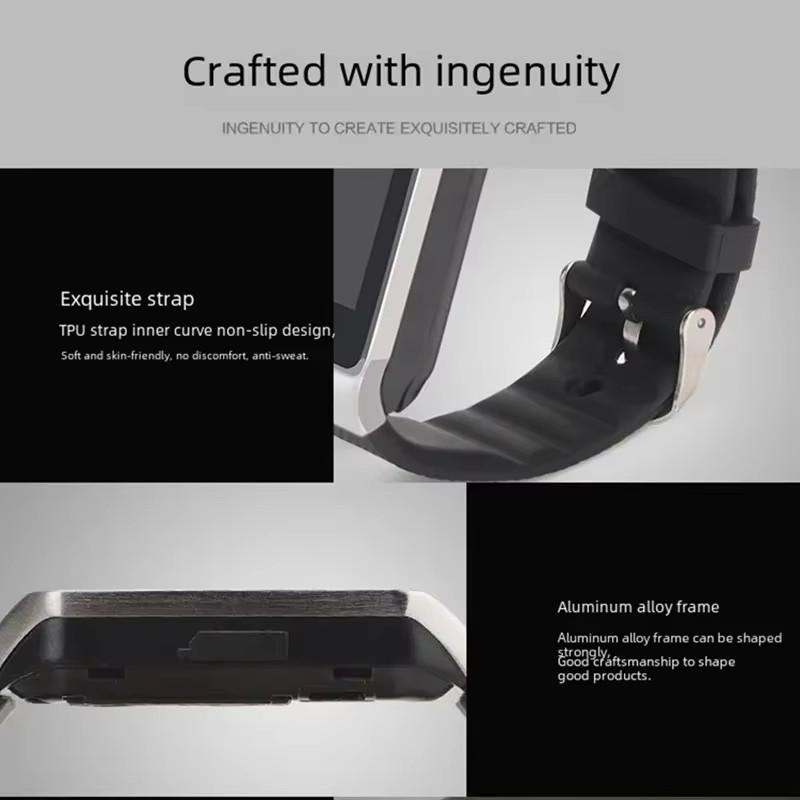 XIAOMI Bluetooth Smart Watch Camera Waterproof Phone Mate Android Samsung iPhone