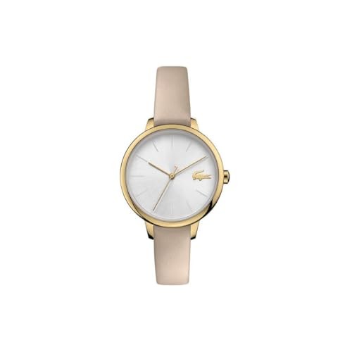 Lacoste Women’s Analog Quartz Watch with Leather Strap 2001126 White