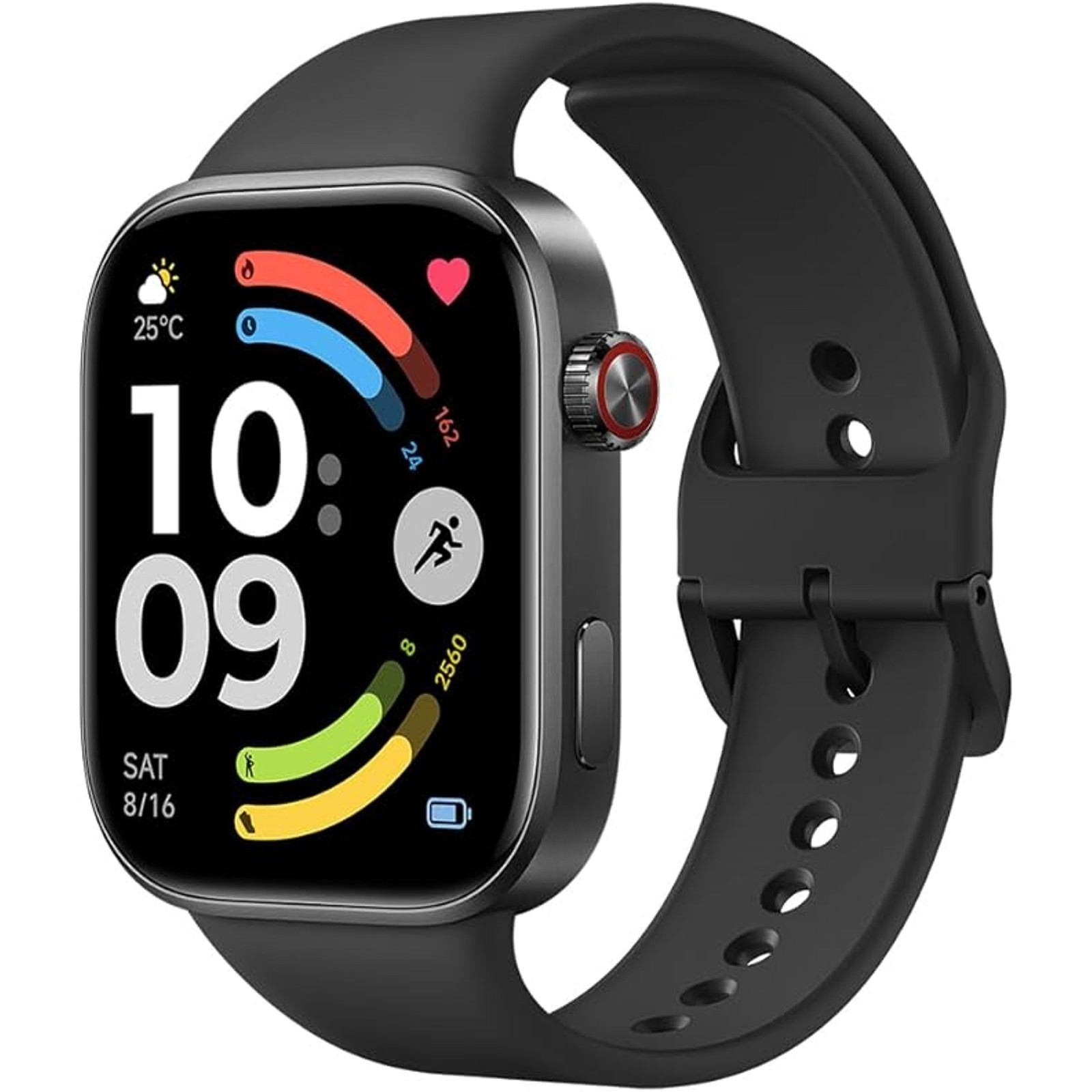 Xiaomi Redmi Watch 6 Smartwatch Black AMOLED 2.07in 150+ Sports GNSS 5ATM 24-Day