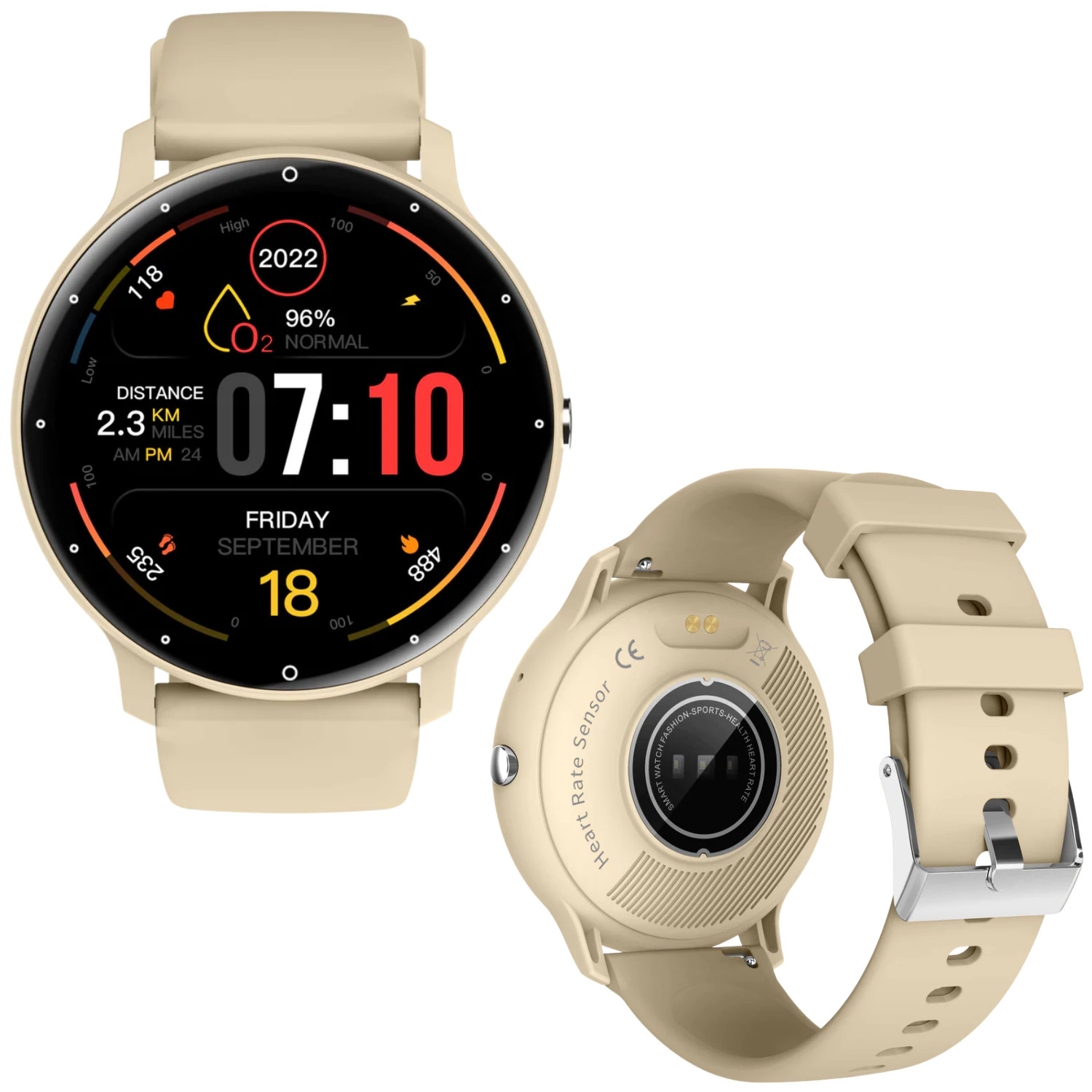 Smart Watch ZL02CPro 1.28″ Fitness Running Smartwatch for Men & Women Waterproof