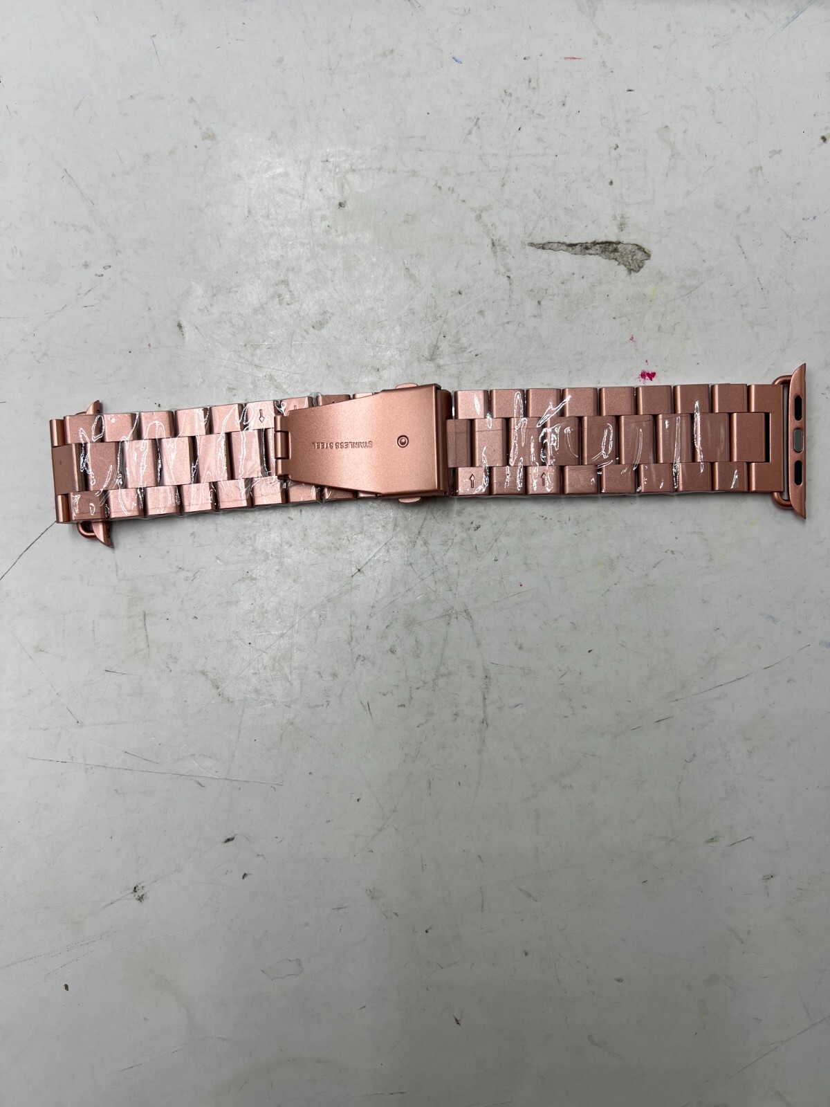 Ideaplus The High-End Smartwatch Band Rose Gold 38mm for Iphone, Stainless Steel