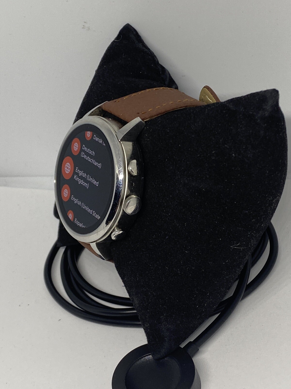Fossil Gen 4 Authentic Digital Dial Smart Watch Custom Band FTW6014 AB180