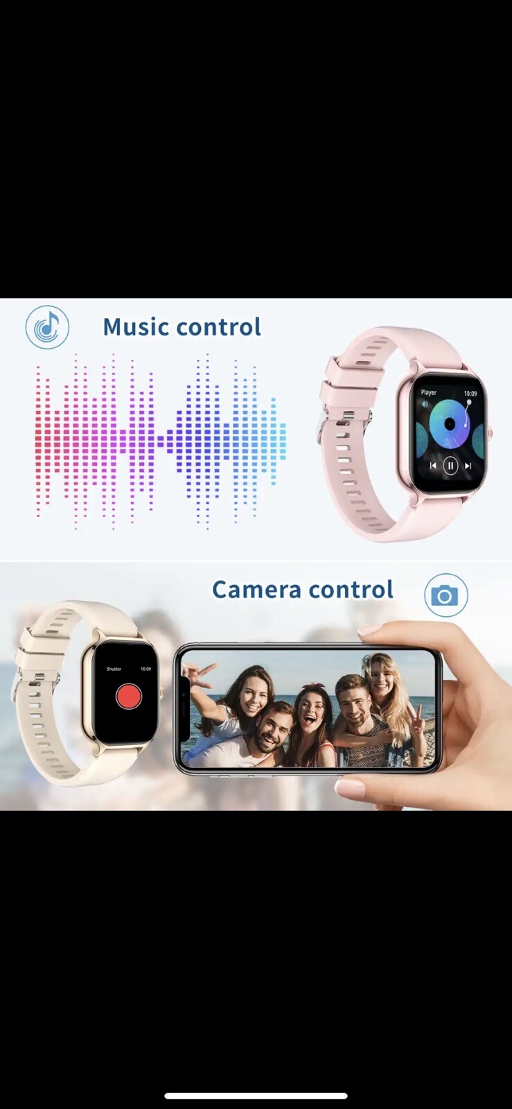 Smart Watch, Wireless Calling/Dial, Multi Sport Mode, Fitness Monitoring
