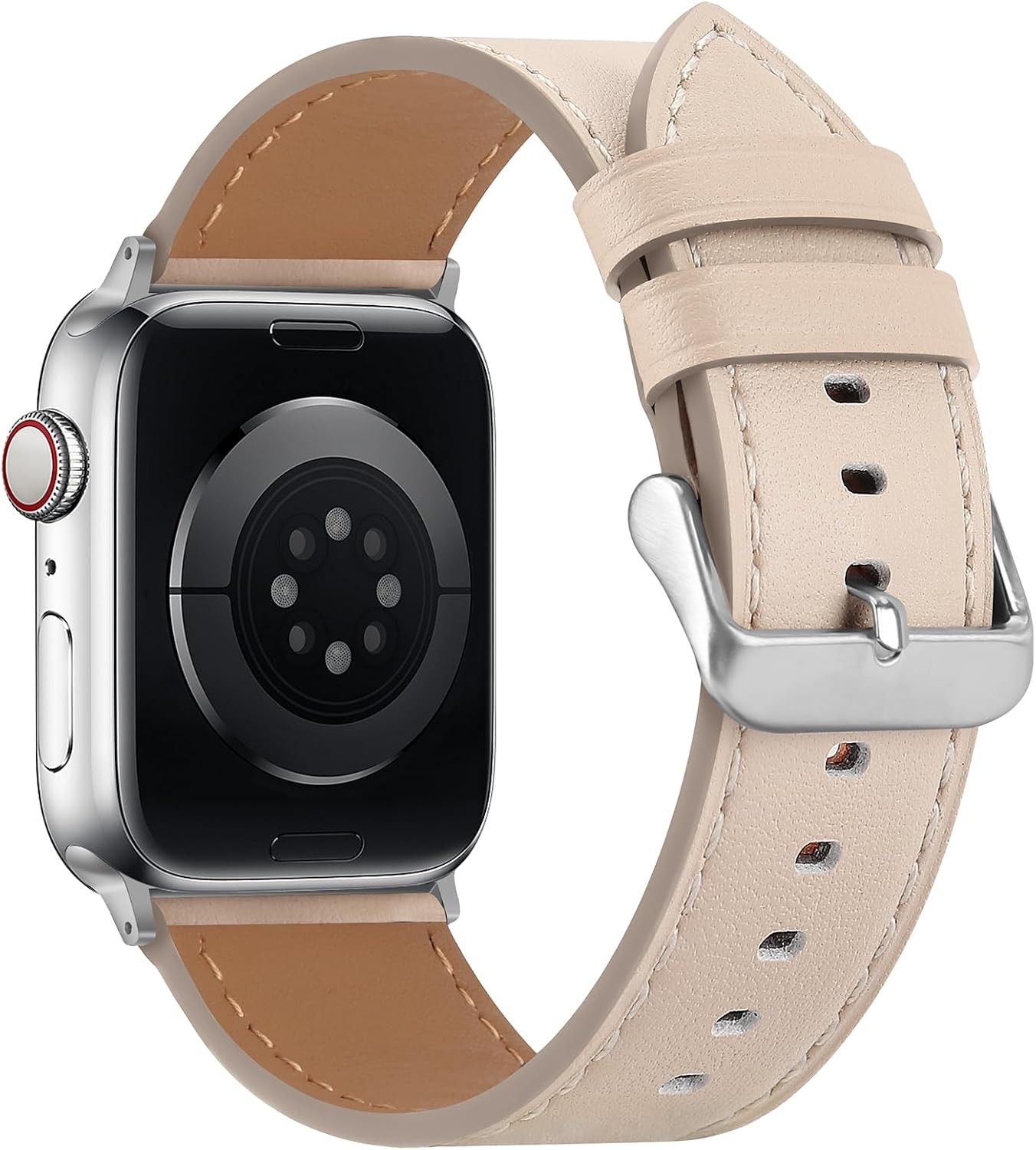 Genuine Leather Band for Apple Watch Ultra SE Series 10 49/46/45/44/42/41/40/38m