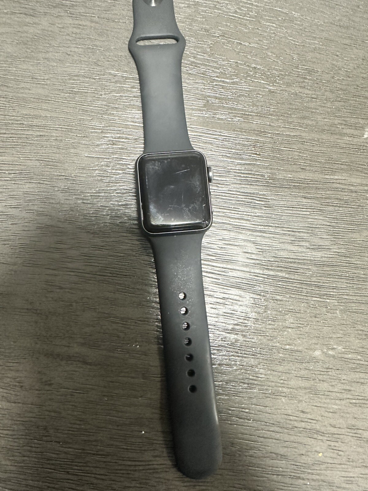 Apple Watch Series 3 38mm Black Aluminium Case withBand (GPS) – For Parts
