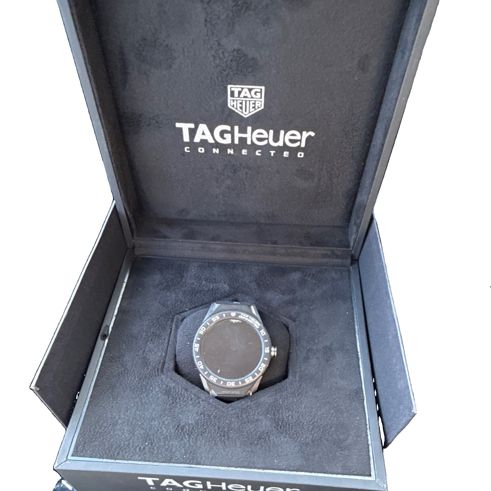 TAG Heuer Connected 45mm Black Titanium Smartwatch GPS NFC Wi-Fi Android/iOS
