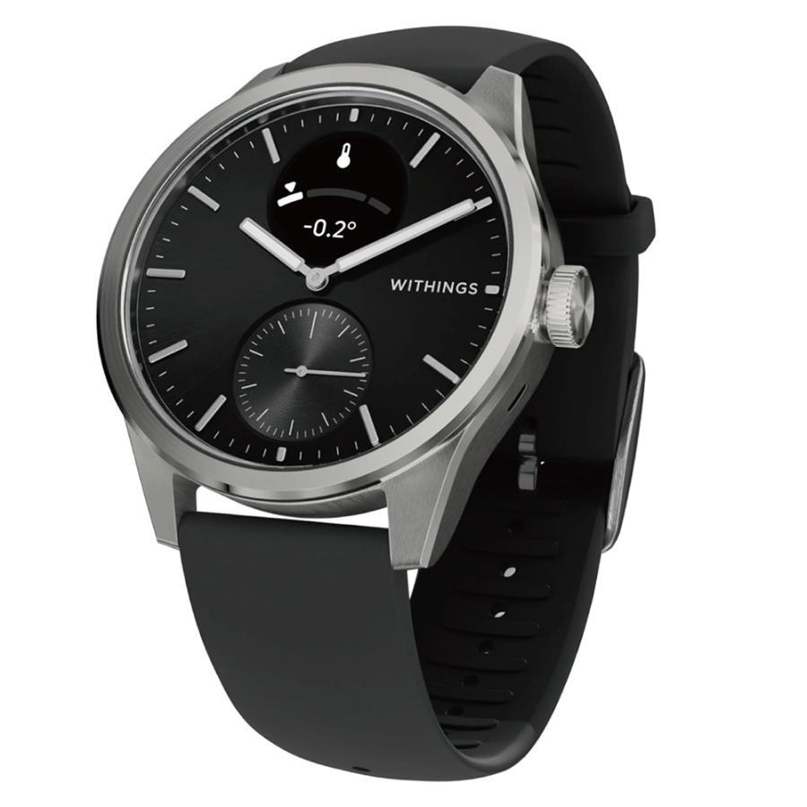 Withings Smartwatch ScanWatch Vitals 42mm Black Hybrid Smartwatch [NEW]