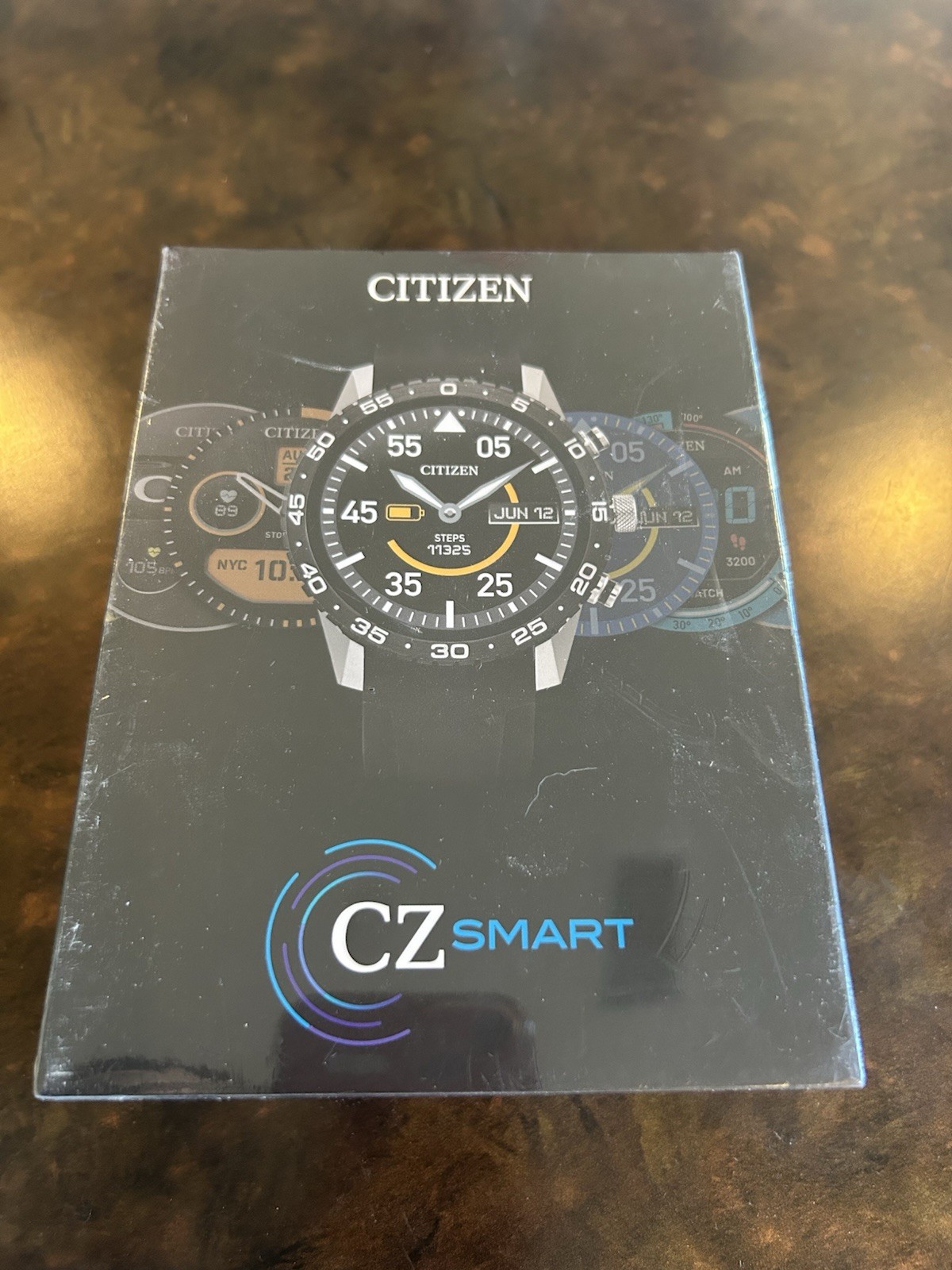 Citizen CZ Smart Wear OS Smartwatch MX1011-05X Black Silicone Strap/Sealed, New