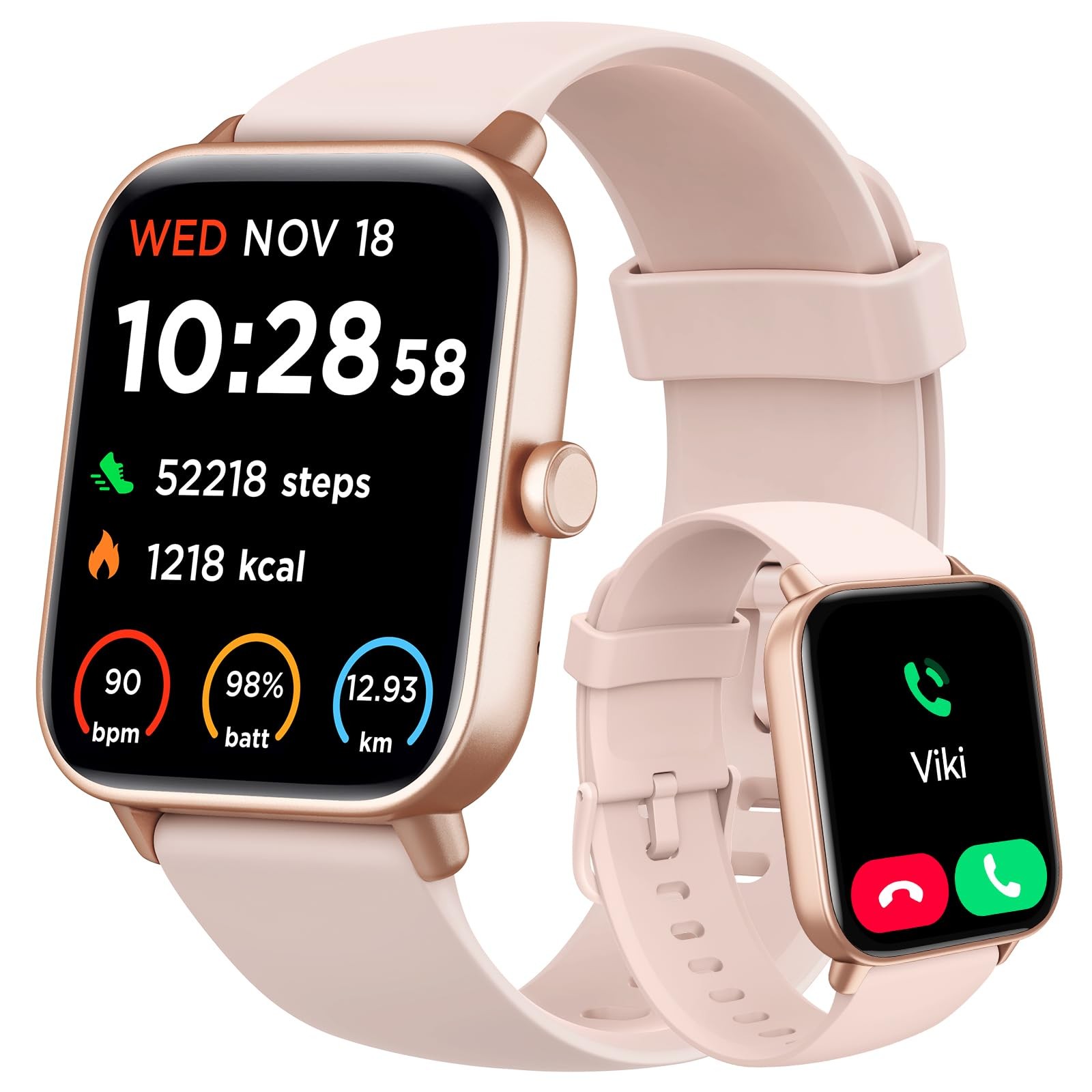 Smart Watch for Women Android & iPhone, Alexa Built-in, IP68 Waterproof Activ…