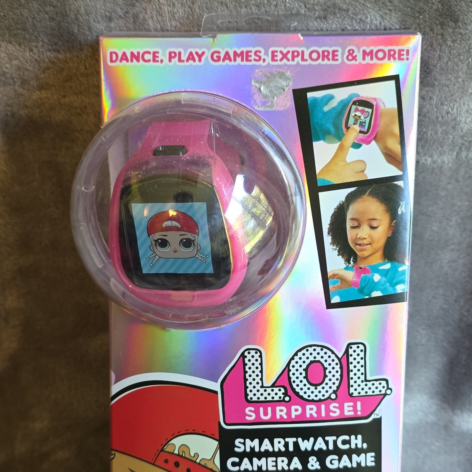 L.O.L. Surprise! Smartwatch Camera & Game Pink Touchscreen Wireless 512MB