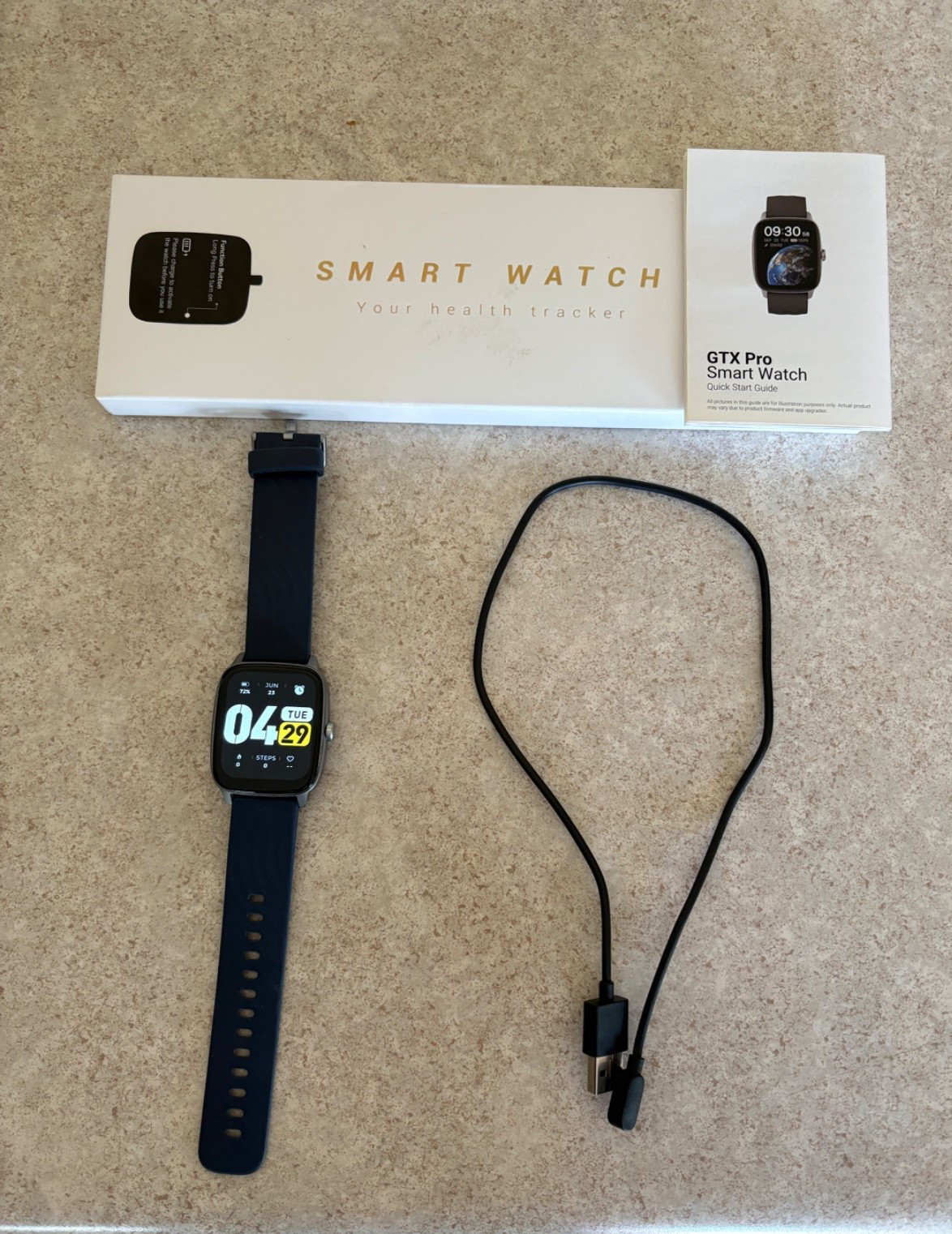 GTX Pro Pedometer Watch No APP/Phone Required, Waterproof Fitness Tracker