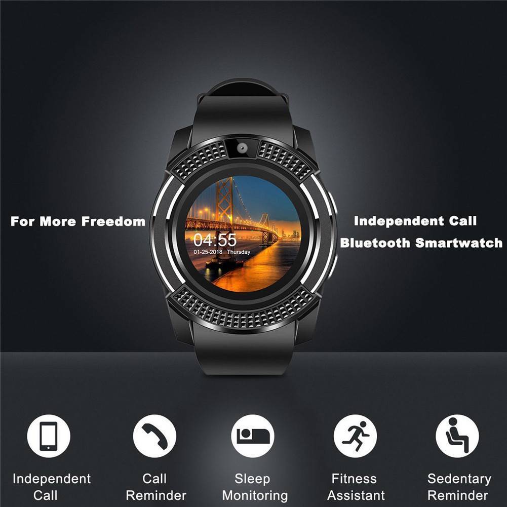 Touch Screen Bluetooth Smart Watch GSM Phone Fitness Tracker for Men Women Boys