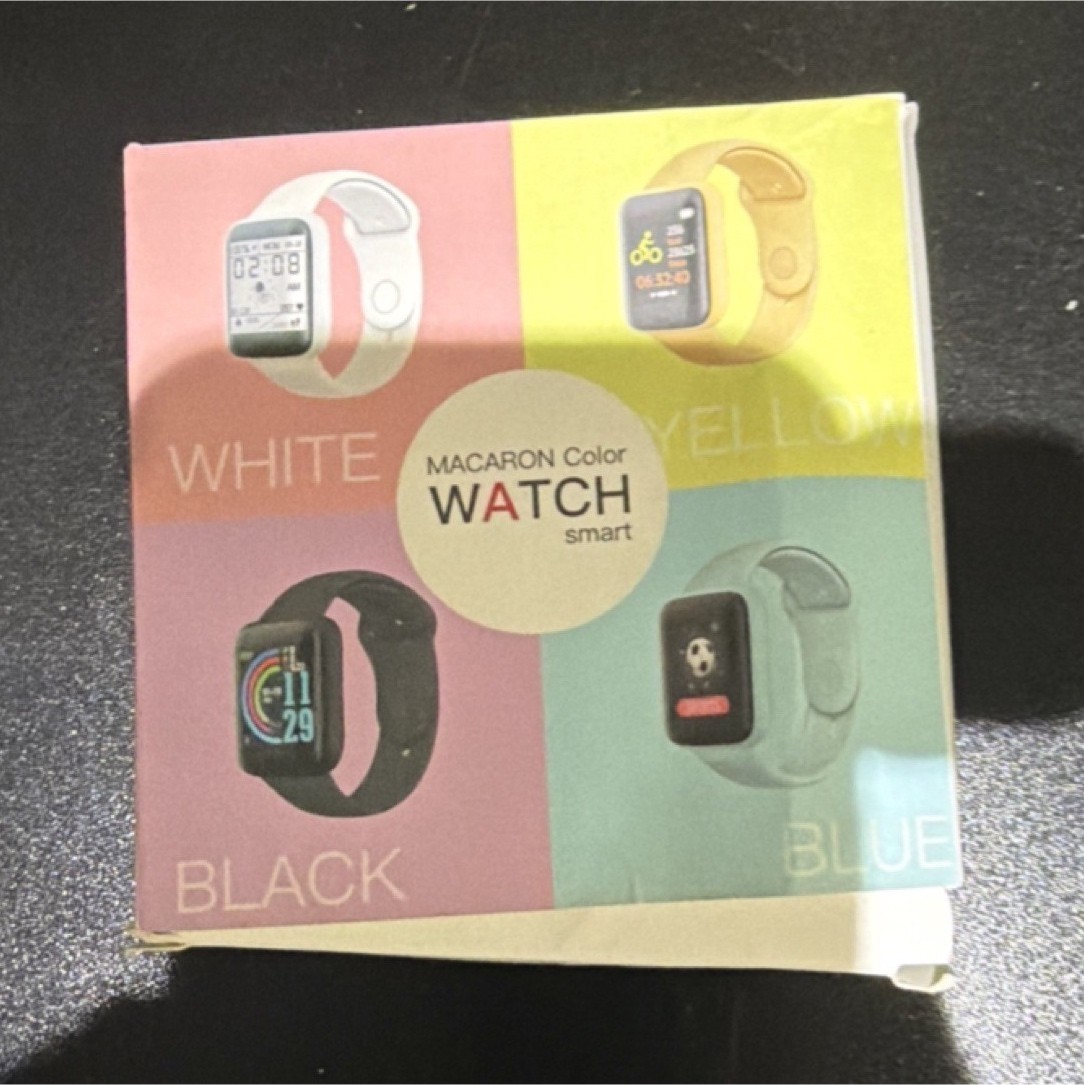 Smart Watch Black Silicone Band Fitness Tracker Bluetooth Android mint condition