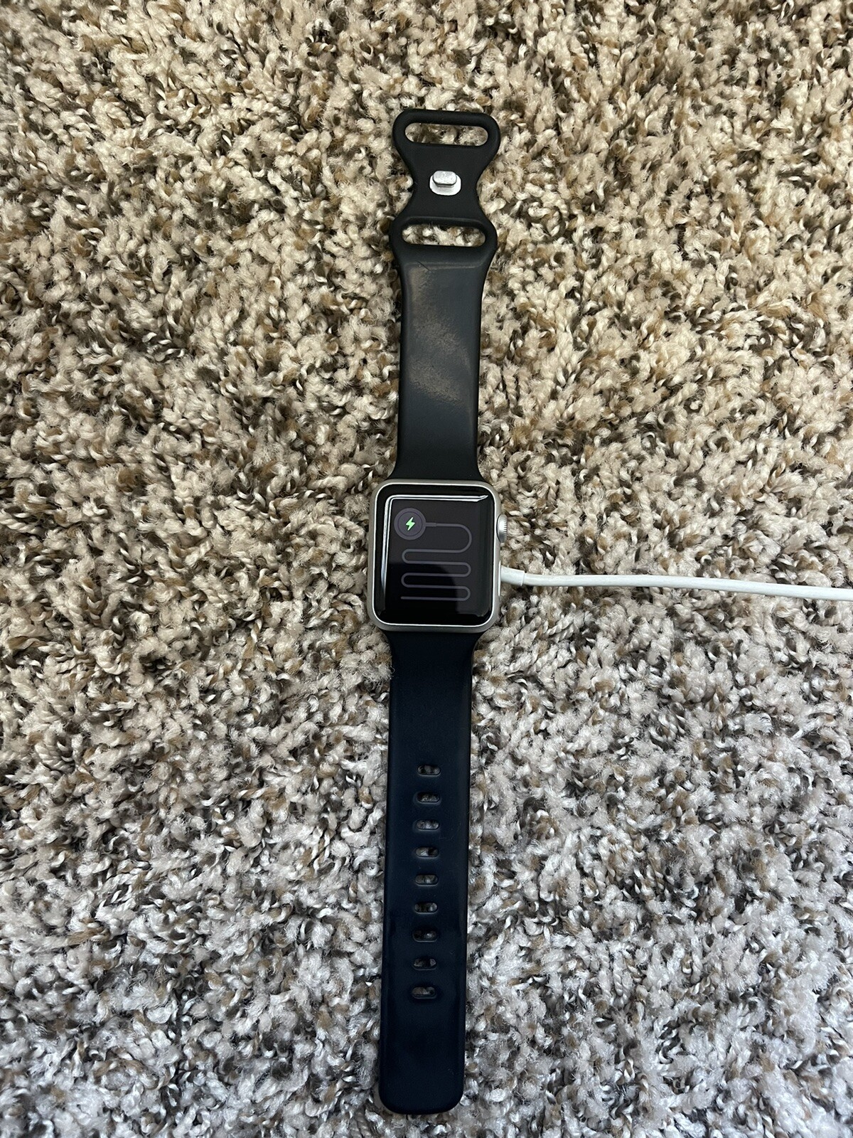 Apple Watch Series 1 38mm Space Gray Aluminum Case Black Sport Band (MP022LL/A)