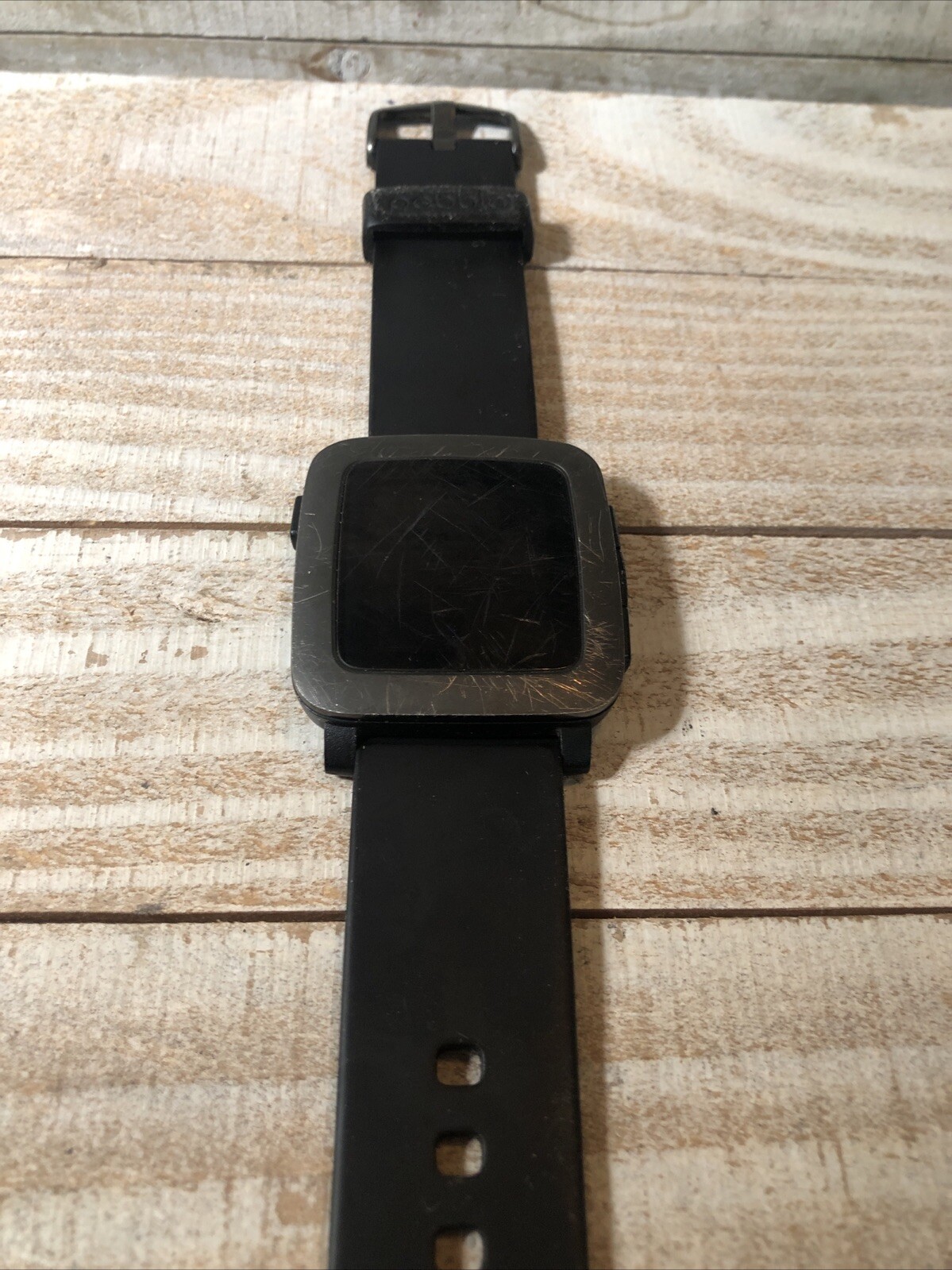 Pebble Time Smart watch 30M Water Resist 501 Q301355DO318 BLBL Smartwatch