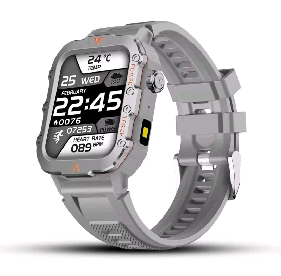 Q11 Laxasfit Smart Watch For Android & For IOS Silver