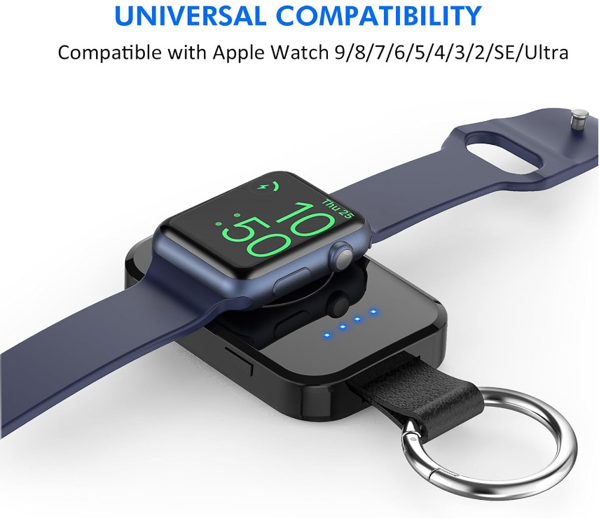 Cargador inalámbrico portátil para Apple Watch 8/UItra/7/6/5/4/3/2/SE/Nike NUEVO