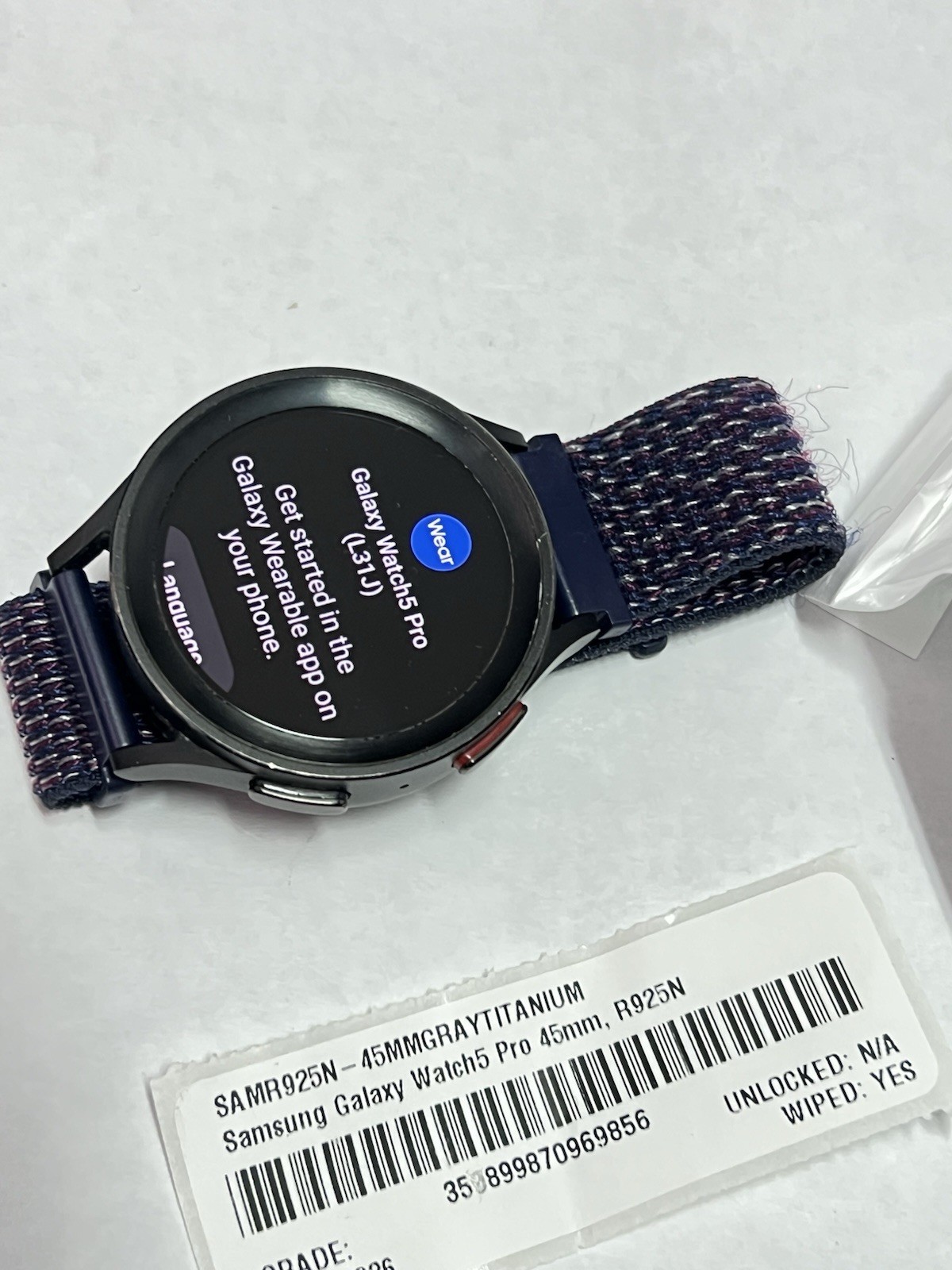 Samsung Galaxy Watch5 Pro SM-R925N 45mm Titanium Case GPS-LTE