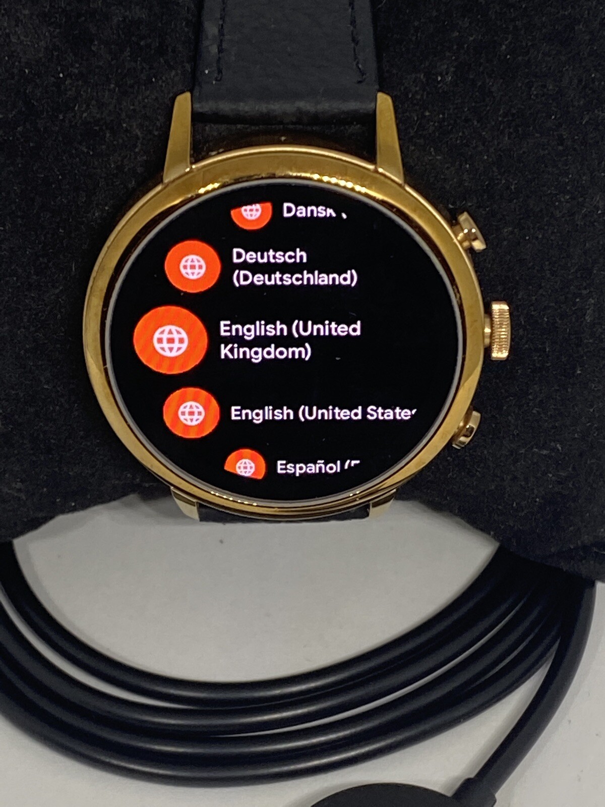 Fossil Gen 4 Authentic Digital Dial Smart Watch Custom Band FTW6016 AB186