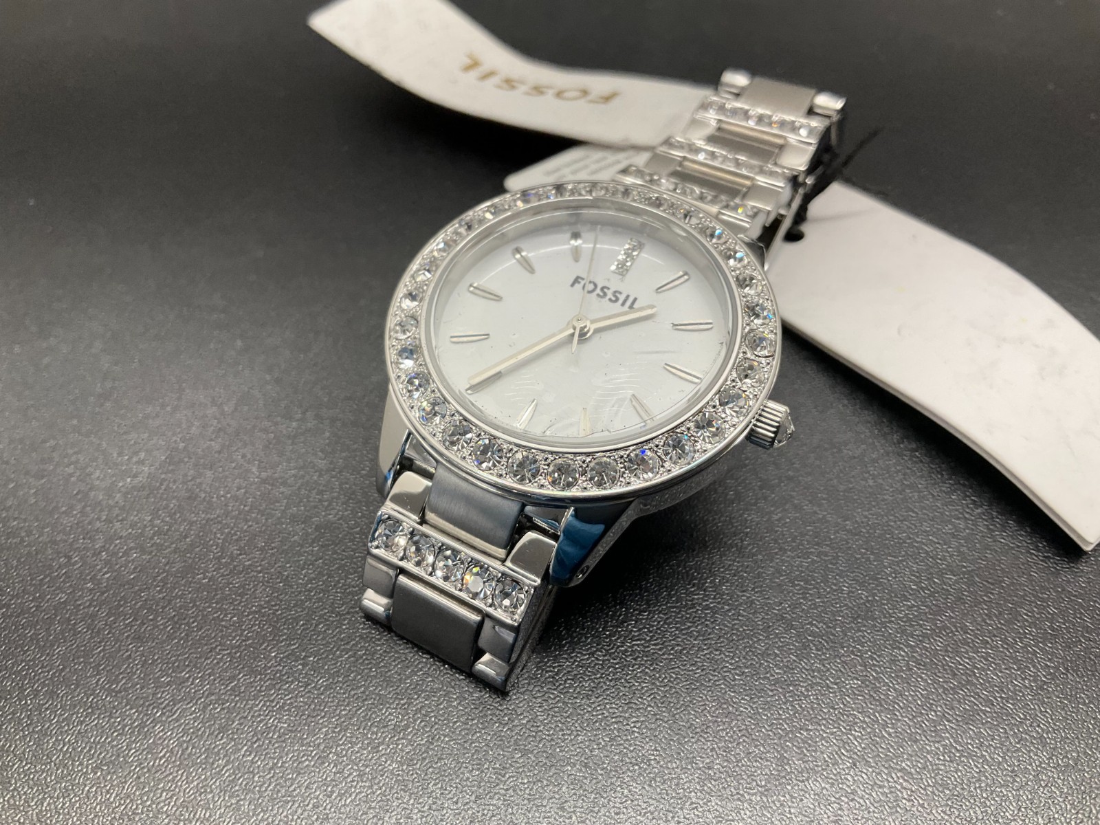 Fossil Jesse ES2362 Women Silver Stainless Steel Analog Dial Quartz Watch