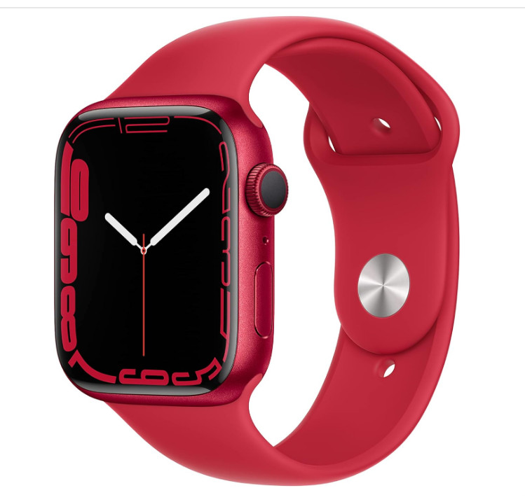 Apple Watch Series 7 MKN93LL/A A2474 45mm Aluminum Red Case GPS only