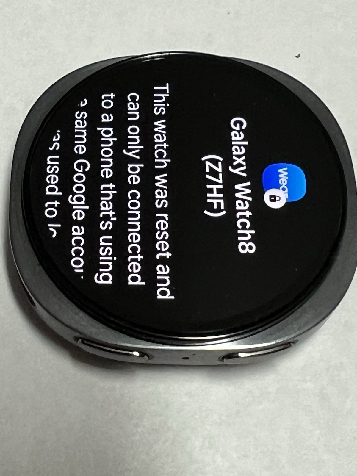Samsung Galaxy Watch 8 44mm Smartwatch BLACK SM-L335U LTE 2025 READ