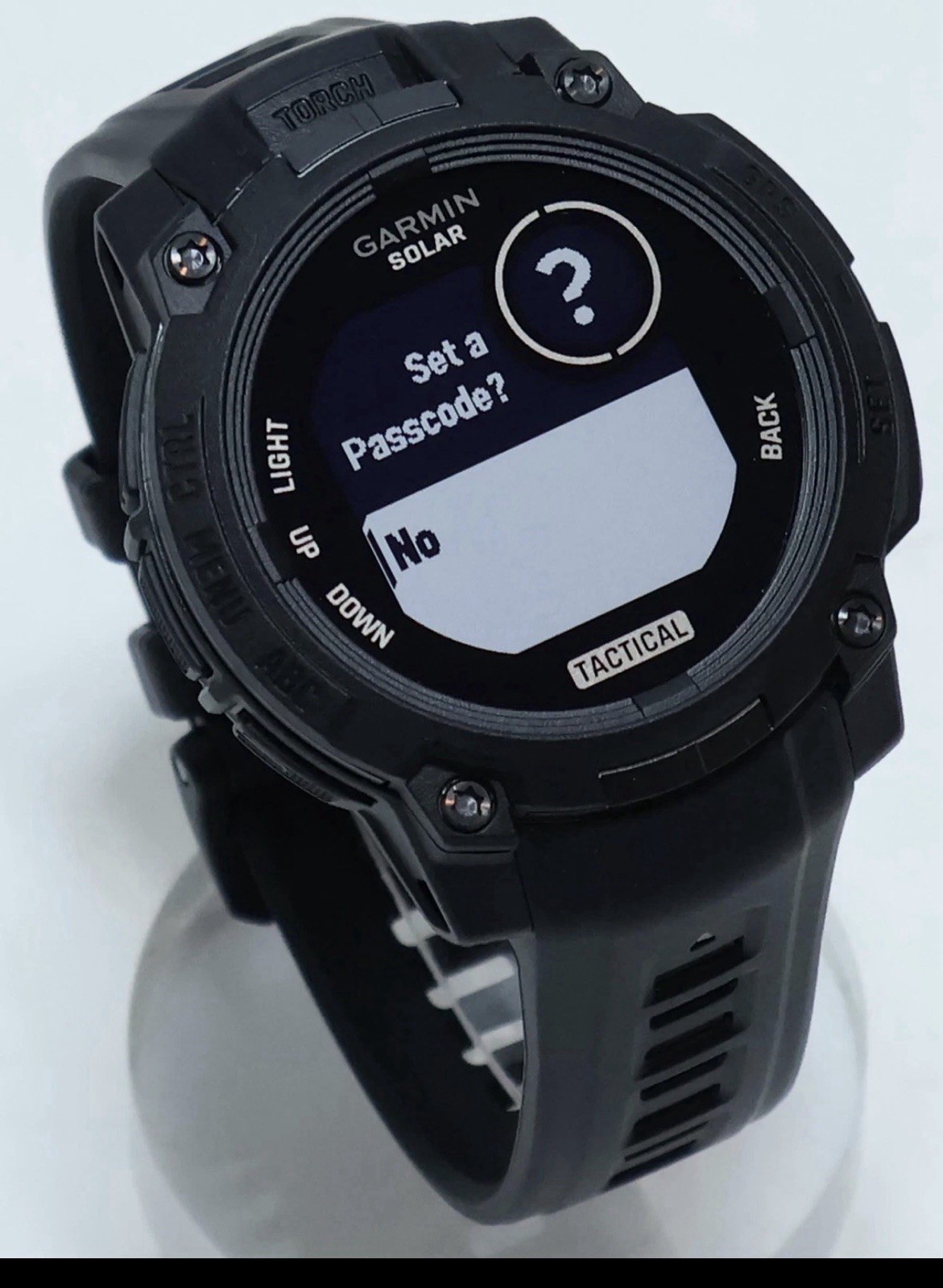 Garmin Instinct 3 45mm Solar Tactical (Rugged GPS Smartwatch) Black
