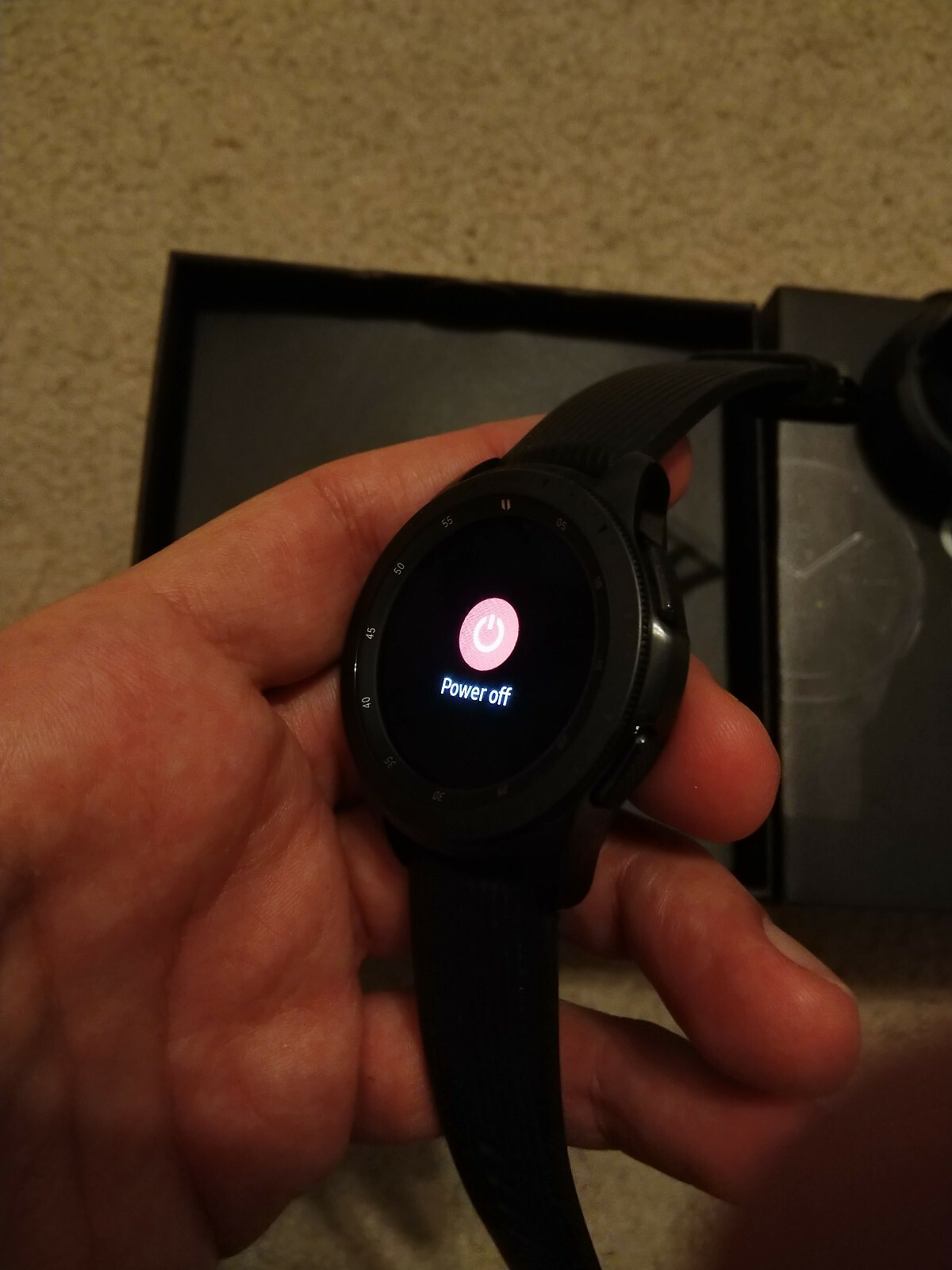 Samsung Galaxy Watch SM-R810 42mm Bluetooth Midnight Black, READ
