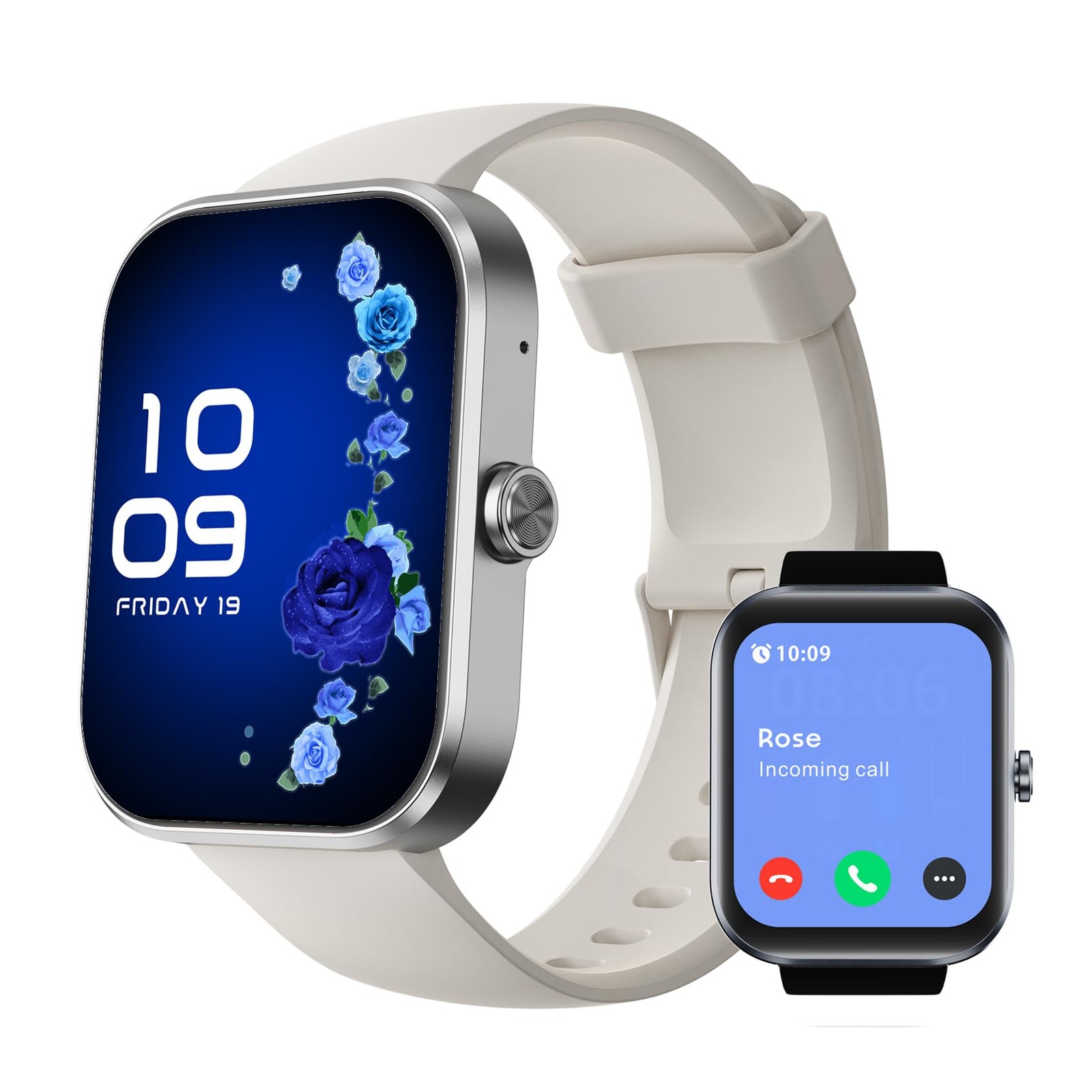 Women’s , 1.9 Inch Women’s Sports Watch, with Calls & Messages/Heart Rate/Fem…
