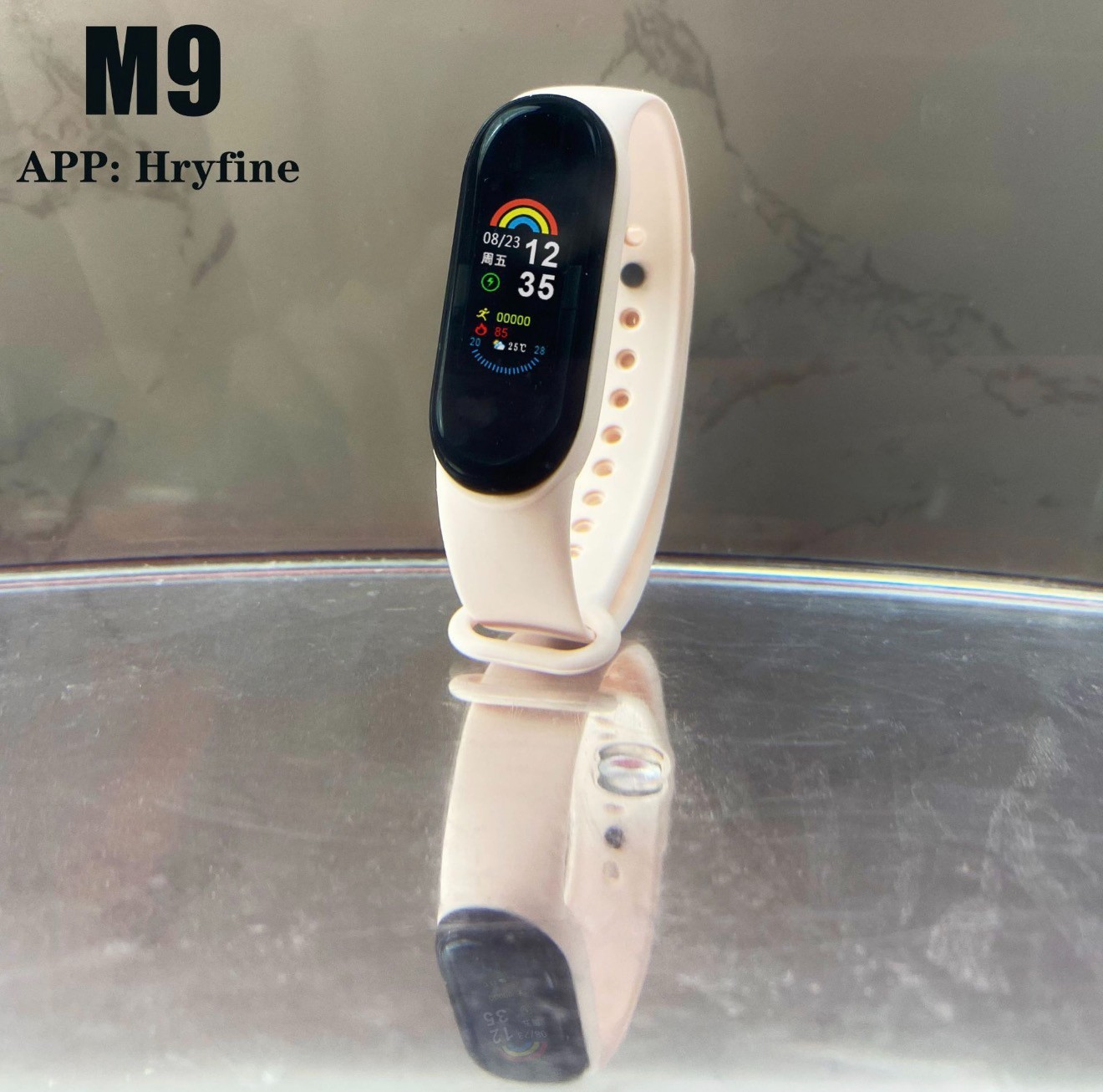 Fitness Tracker Smart Watch M9 Heart Rate Sleep Monitor IP68 Waterproof Unisex