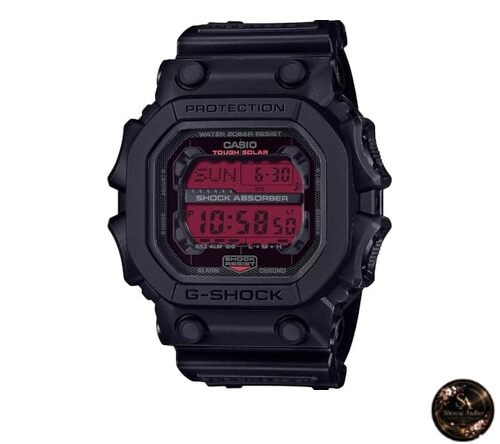 Casio G-Shock Black Resin Red Digital Oversized Watch GX-56BBR-1