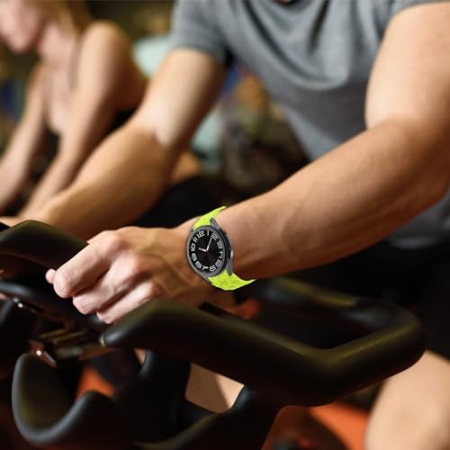 Rugged Silicone Strap/Band Compatible with Samsung Galaxy Watch 7 44mm Sport
