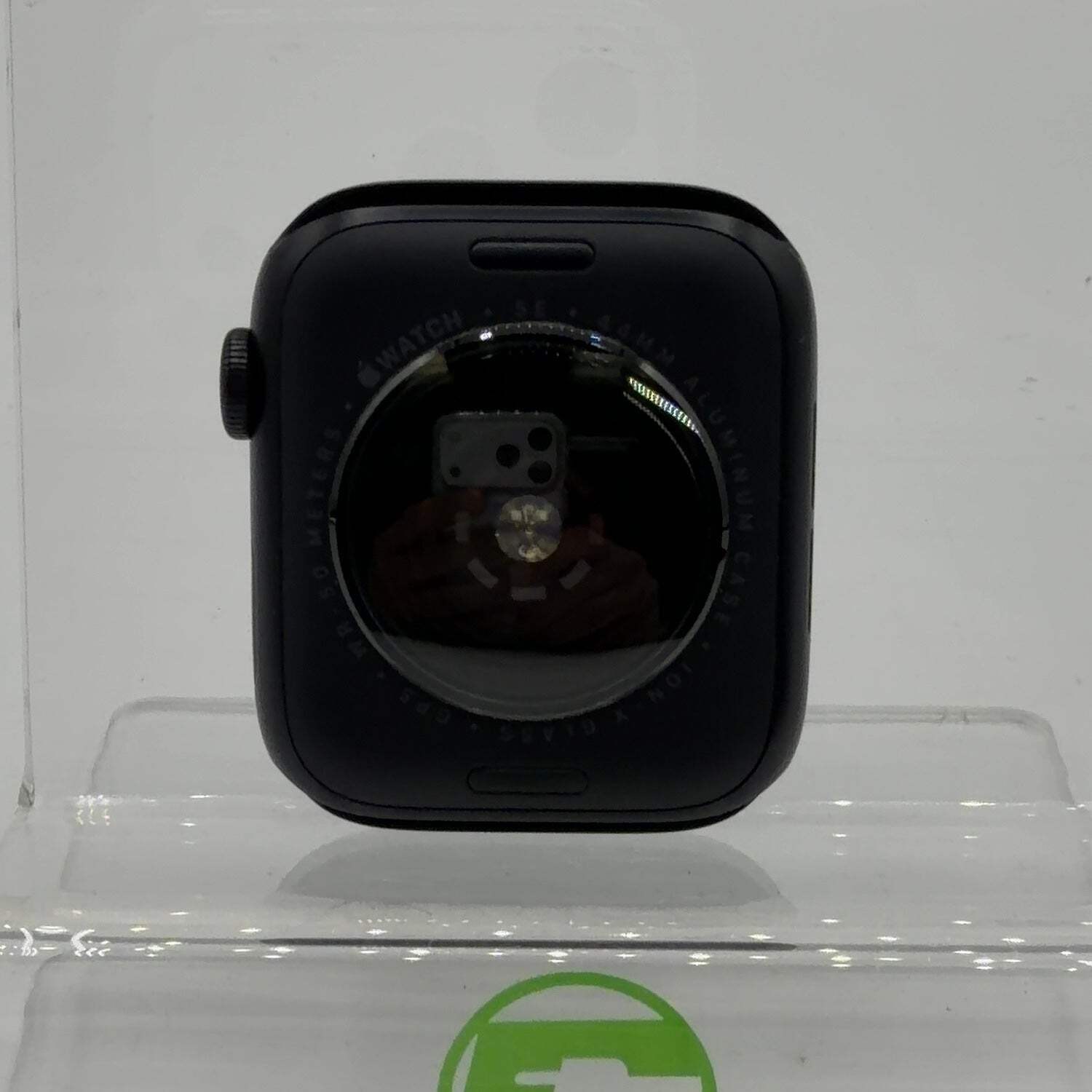 GPS Only Apple Watch SE 3 44MM Midnight Aluminum Black Nike Sport Band MEP34LW/A