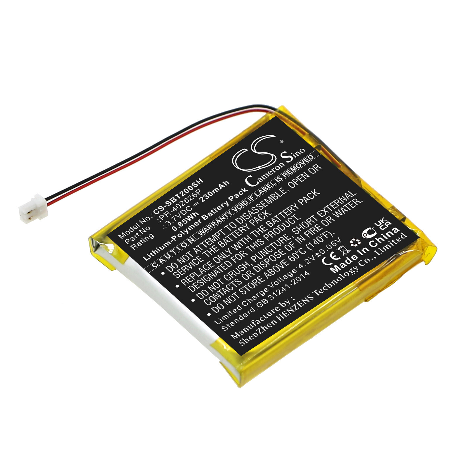 BATTERIE 230mAh Type PR-402626P PR-352828 For Suunto Spartan Trainer Wrist HR