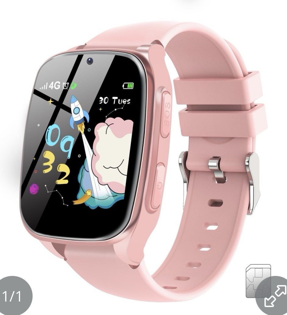 4G Kids Smartwatch Phone – Smart Cell Phone Watch For Girls Ages 4-12 Call
